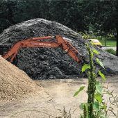 Zwischenlager für Schutt von Tonwerkunterführung verkürzt die Wege