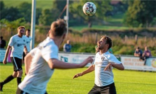 Edeljoker Markus Eisenauer stellte mit seinem Doppelpack nach seiner Einwechselung den Heimsieg sicher.Foto esc