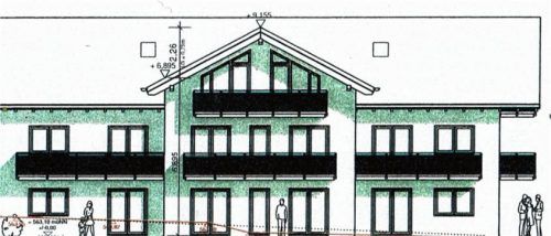 Es gibt einen ersten Entwurf für das geplante Mehrfamilienhaus an der Paradiesstraße/Südstraße in Rimsting. Thümmler