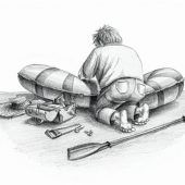 Schulstart ohne Hund Wuzi, Kater Gerhard und Gans Hinke-Resi