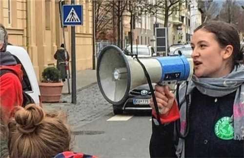 Marleene Reissinger ist Sprecherin von Fridays For Future Rosenheim. Foto privat