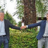 Vom Rathaus wieder in die Schule