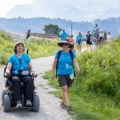 Mit dem Rollstuhl in die Berge