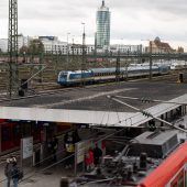 Lok-Down an der Hackerbrücke