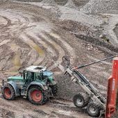 Arbeitsunfall in der Kiesgrube