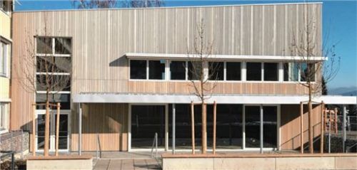Die Erweiterung der Schule in Brannenburg.Foto Krieger