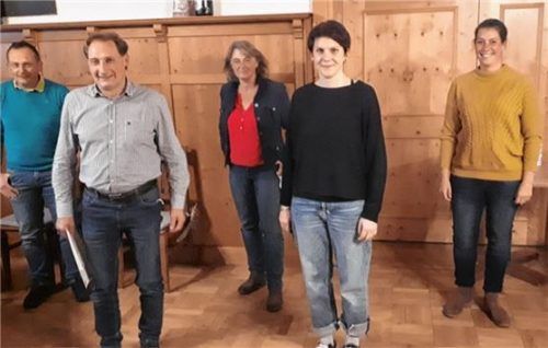 Die neu gewählten Mitglieder des Vorstands (von links): Hubert Blank, Georg Daxenberger, Irmi Parzinger, Theresia Loy und Manuela Politz.Foto Stübl