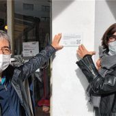 Erinnerungen an der Hausmauer