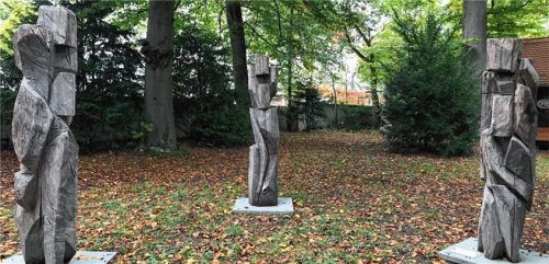 Drei Luther-Figuren mit Ecken und Kanten. Foto Bößwetter