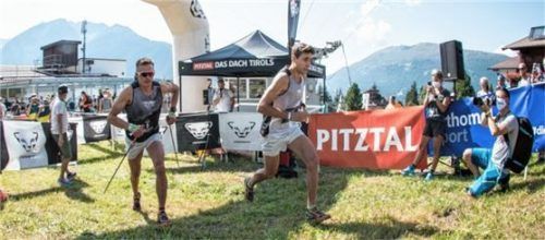 Ein starkes Team: Der Ruhpoldinger Extrembergläufer Hannes Namberger (links) und der Spanier Oriol Cardona Coll holten sich den Gesamtsieg in Tirol.Foto Dynafit