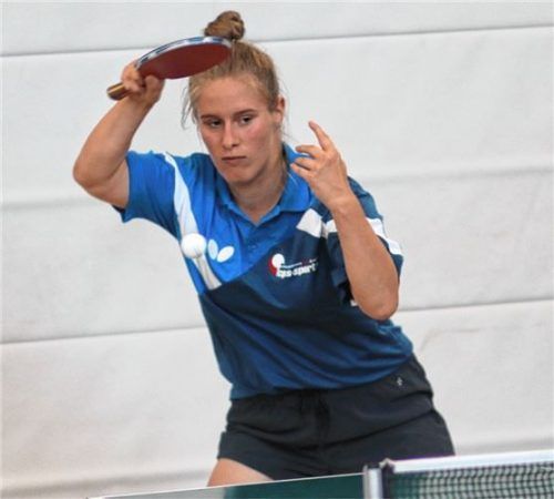 Elisabeth Gschwendtners zwischenzeitlicher Punkt zum 1:2 sollte sich nur als Strohfeuer erweisen. Foto  Erlich