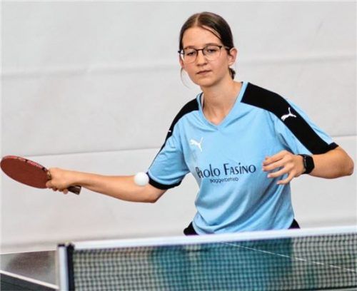 Eva-Maria Schmid war mit zwei Einzelsiegen maßgeblich am ersten Sieg der Feldkirchener Mädels beteiligt.Foto ehrlich