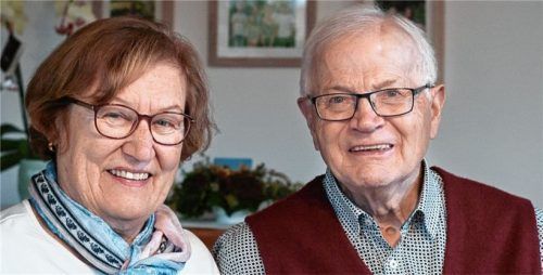 Gerhard und Annemarie Haslberger blicken auf 50 Jahre Ehe zurück. Foto Günster