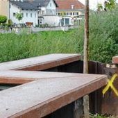Rätselraten über teilweise geöffnete Spundwände