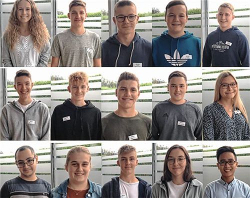 NETZSCH Pumpen & Systeme GmbH freut sich über seine neuen Kollegen: Oben von links: Julia Kirchner, Jonas Rauscher, Tobias Regensburger, Stefan Baumgartner, Christian Mayerhofer Mitte von links: Christoph Wolf, Johannes Rosam, Vitus Thaler, Lukas Obermaier, Alexandra Aigner Unten von links: Masis Simon, Carina Heizinger, Kevin Harzendorf, Magdalena Davidovski, Jefferson Rückerl.