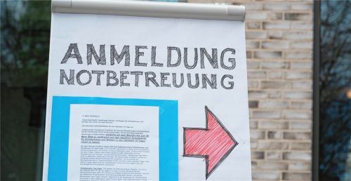 Notbetreuung: Eltern, die das Angebot nur für einzelne Tage nutzen, müssen trotzdem den kompletten Monatsbeitrag zahlen. Foto dpa