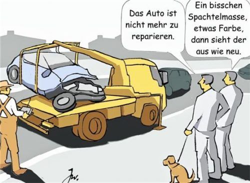 Was zahlt die Versicherung bei einem wirtschaftlichen Totalschaden? Foto ampnet/Goslar Institut