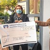 KFD spendet 500 Euro an Frauenhaus