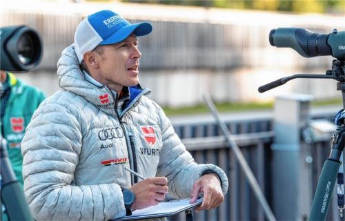 Andreas Birnbacher: Früher Weltklasse-Biathlet ist aktuell Trainer der jungen Biathletinnen. Foto Wukits