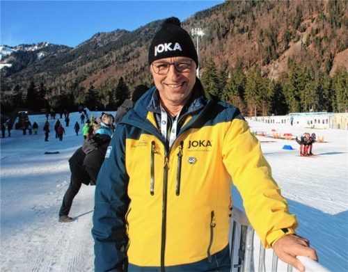 Auf so hervorragende äußere Bedingungen wie beim Weltcup im Januar 2020 hofftHerbert Fritzenwenger auch bei der World-Team-Challenge in Ruhpolding – auch wenn diesmal wohl keine Fans in der Arena sein dürfen.Foto Brenninger