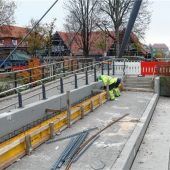 Arbeiten an Spundwänden verzögern sich