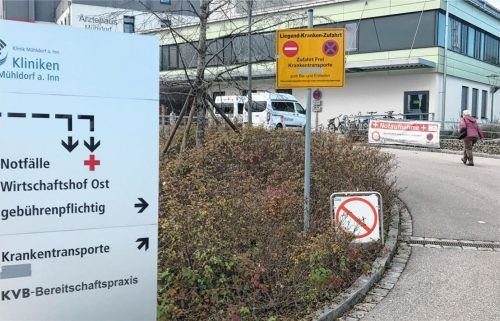 Das Innklinikum Mühldorf: in Zeiten des Corona-Ausnahmezustands besonders gefordert. Foto Honervogt