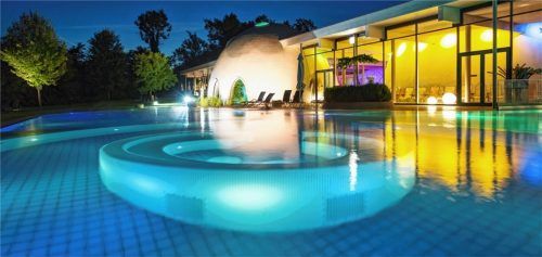 In der Aiblinger Therme können Besucher seit 15 Jahren entspannen und zur Ruhe kommen. Foto re