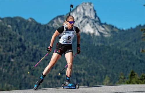 Franziska Hilldebrand ist sportlich noch nicht ganz da, wo sie hinmöchte. Foto Wukits