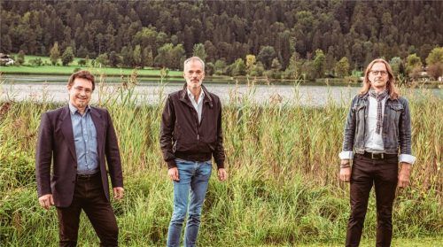 Für Kapellmeister Josef Pirchmoser, Schriftsteller Toni Bernhart und Regisseur Norbert Mladek ist die Passion 2022 in Thiersee eine Herausforderung, die über Generationen hinweg Bestand haben wird. Foto ofp kommunikation