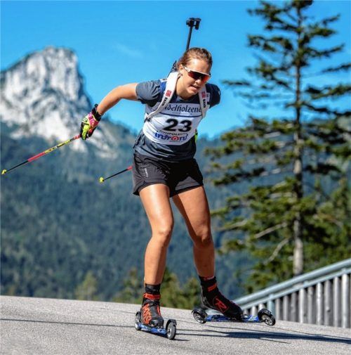 Lisa Spark vom SC Traunstein war Gesamtzweite im Junioren-Weltcup.Foto Wukits