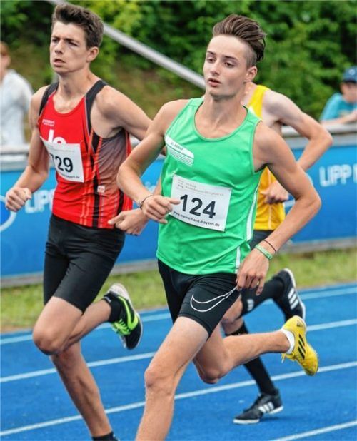 Maximilian Berger vom TuS Bad Aibling ist im bayerischen Laufkader.Fotos Stuffer