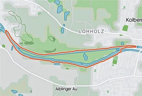Wegen des Lockdowns laufen die Teilnehmer alleine oder in Zweiergruppen – das letzte Training führte von Kolbermoor nach Bad Aibling und zurück. Foto artmeier