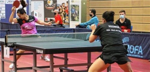 Yuan Wan verkürzte mit dem Fünfsatzerfolg gegen Ievgeniia Sozoniuk zwischenzeitlich auf 1:4. Foto Erlich