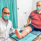 Rückenmuskel in Bein transplantiert