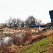B15: Arbeiten am Mitteldamm kommen voran – Südlicher Geh- und Radweg ab 18. Dezember wieder passierbar