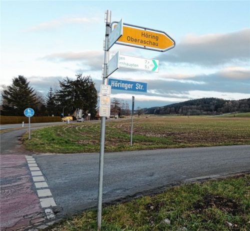Am südöstlichen Grabenstätter Ortsrand soll auf einer gut 1,5 Hektar großen Fläche zwischen Tüttenseestraße und Höringer Straße ein Baugebiet mit Einfamilien-, Doppel- und Mehrfamilienhäusern entstehen. Foto Müller