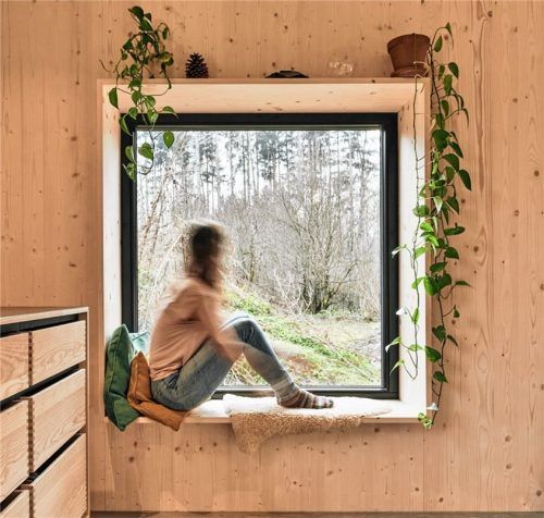 Das besondere Wohngefühl im Massivholzhaus – dafür steht die Firma Strasser. Fotos Marcel Laponder