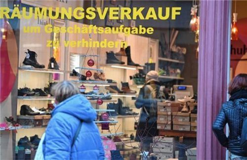 Der IHK-Regionalausschuss hofft auf eine schnelle Auszahlung der Corona-Hilfen, damit derartige Bilder in der Region verhindert werden können. Foto dpa