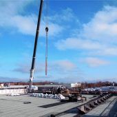 Dach der Turnhalle soll im Dezember fertig sein