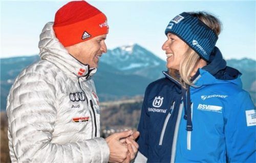 Gemeinsam für den Wintersport: Romy Groß-Angerer und Tobias Angerer bekleiden wichtige Ämter in den Sportverbänden. Foto Wukits