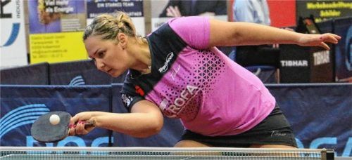 Svetlana Ganina brachte Kolbermoors Damen mit ihrem Erfolg im ersten Durchgang mit 3:1 in Führung. Foto Erlich