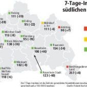 15 Landkreisen droht der Bewegungsradius