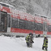 Schneechaos im Alpenvorland