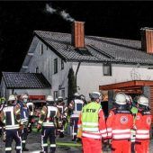 Großeinsatz wegen eines Kaminbrandes