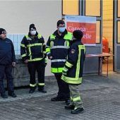 BRK unterstützt Feuerwehr durch Schnelltests