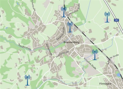 Innerhalb des Gemeindegebiets Brannenburg gibt es bereits fünf Mobilfunkmasten. Klinger