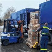 Palettenweise Atemschutz für Bedürftige