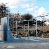 Parkour- und Calisthenics-Anlage: Sobald es wärmer wird, soll der Untergrund verlegt werden