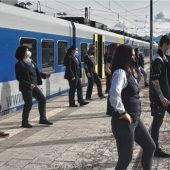 „Jerusalema“ am Bahnsteig