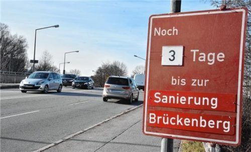 Am Montag beginnen am Rosenheimer Brückenberg die Sanierungsarbeiten. Foto Schlecker